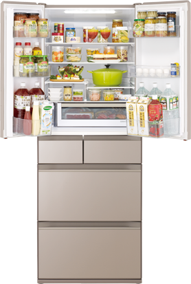 HWタイプ R-HW60N ： 冷蔵庫 ： 日立の家電品