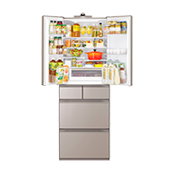 小型冷蔵庫　電子冷蔵庫 仕様：HXCCタイプ R-HXCC54S ： 冷蔵庫 ： 日立の家電品