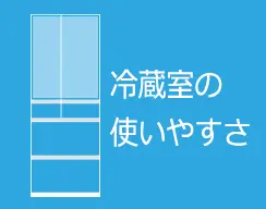 冷蔵室の使いやすさ