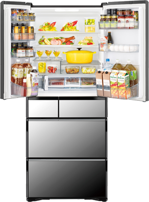 WXタイプ R-WX62K ： 冷蔵庫 ： 日立の家電品
