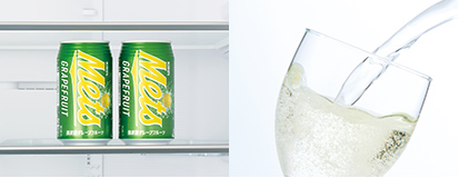 飲み物を早く冷やしたいときに