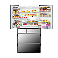 仕様：WXCタイプ R-WXC74V ： 冷蔵庫 ： 日立の家電品