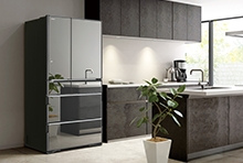 生活家電 冷蔵庫 WXタイプ R-WX74K ： 冷蔵庫 ： 日立の家電品