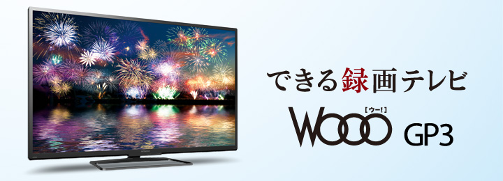HITACHI : Wooo World～日立のハイビジョンテレビ : GP3シリーズ