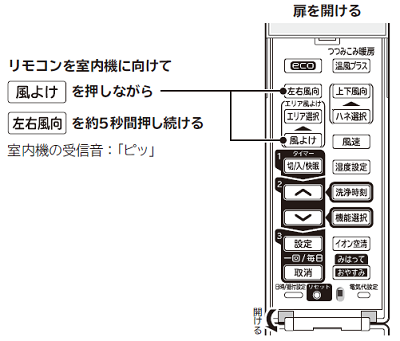 上下風向板（フラップ・ルーバー）のお手入れ方法を知りたいです。：日立の家電品