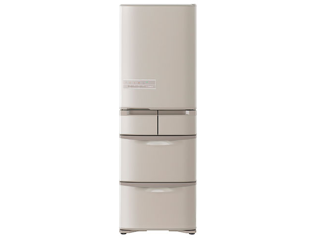 取引完了】401L HITACHI 5ドア冷凍冷蔵庫 MR-S40D-W1 - 冷蔵庫