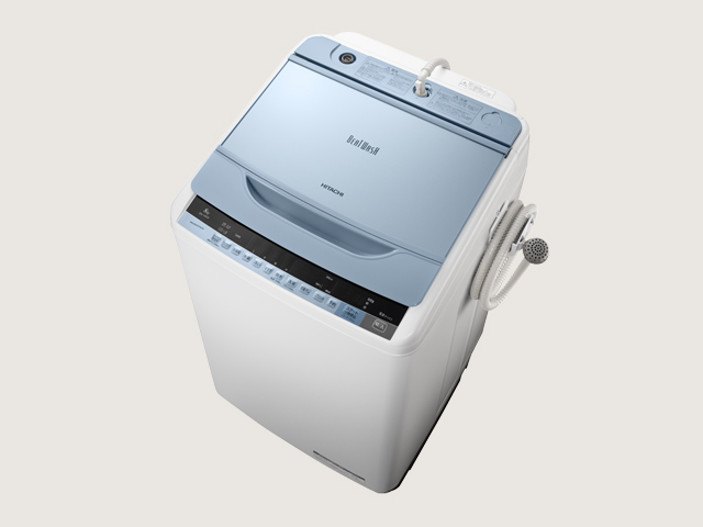 Z046 HITACHI製2017年8.0kg洗濯機　BW-V80A