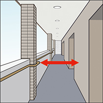 玄関までに狭くなっているところはありませんか？