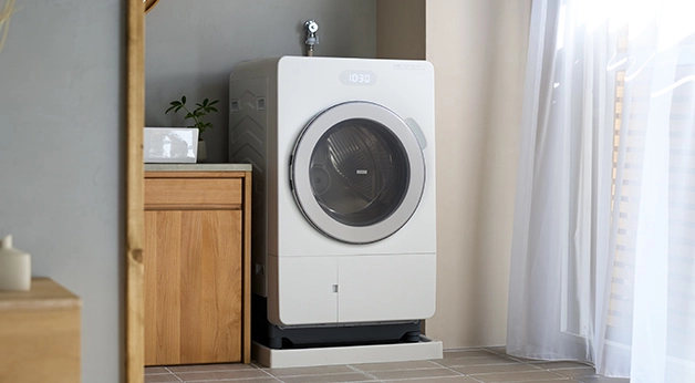 洗濯に不慣れでもボタンを押すだけ。