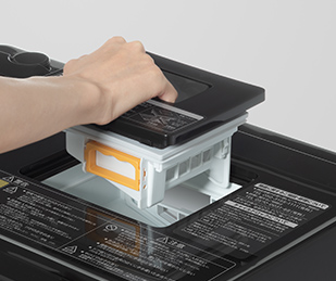 上からラクに取り外せる