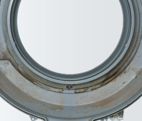 外槽前カバーの裏側