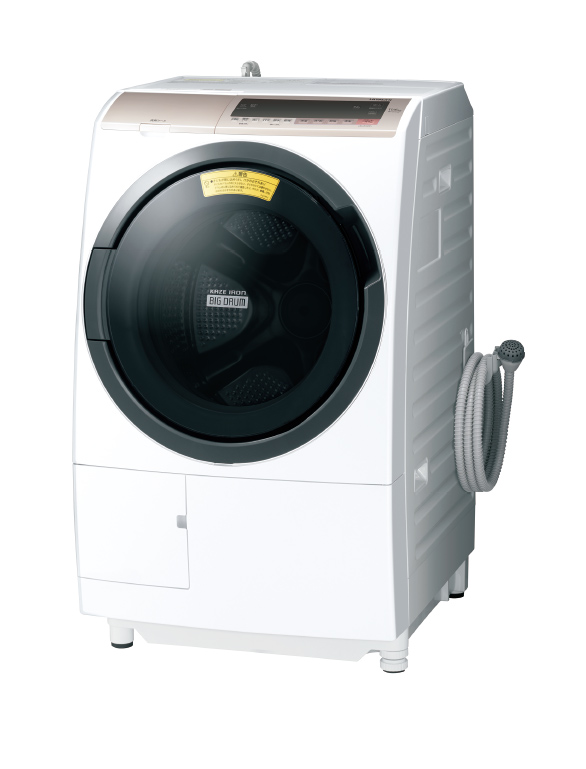 上部分解掃除済 日立ドラム式洗濯乾燥機11kg/6kg BD-V9800L - 洗濯機