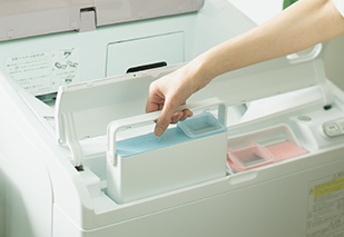 ハンドル付きで取り出しやすい