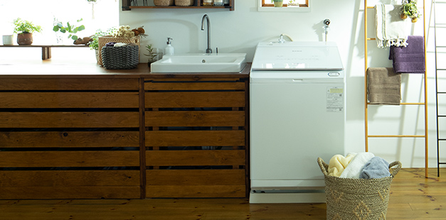 洗剤を置かないから、空間がすっきり。