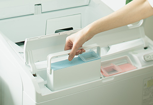 ハンドル付きで取り出しやすい