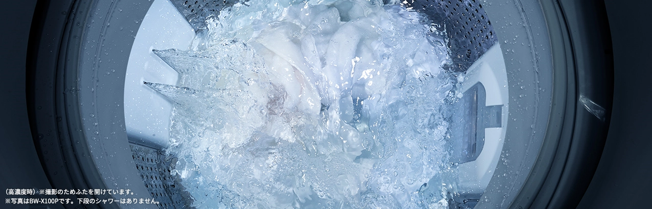 （低水位時）※撮影のため、ふたを開けています。