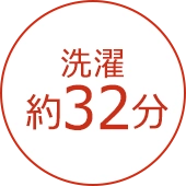 洗濯約32分