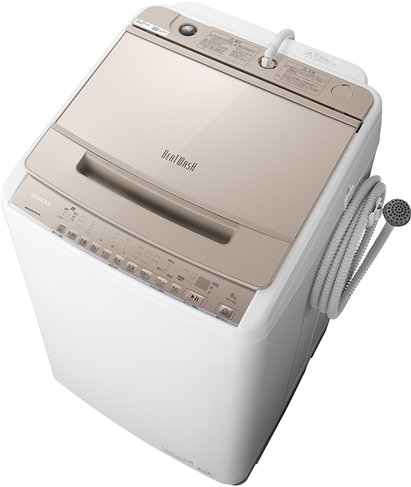 全自動洗濯機 ビートウォッシュ BW-V80G ： 洗濯機・衣類乾燥機