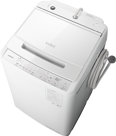 Z010 HITACHI製2020年8kg洗濯機　BW-V80E