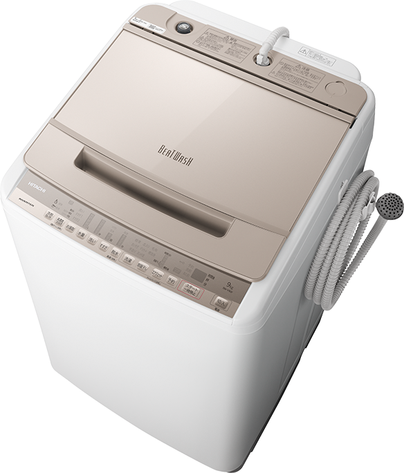 生活家電 洗濯機 全自動洗濯機 ビートウォッシュ BW-V90F ： 洗濯機・衣類乾燥機 