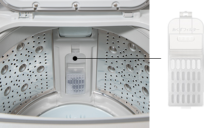 特長：使いやすい ： 全自動洗濯機 ビートウォッシュ BW-V70H ： 洗濯