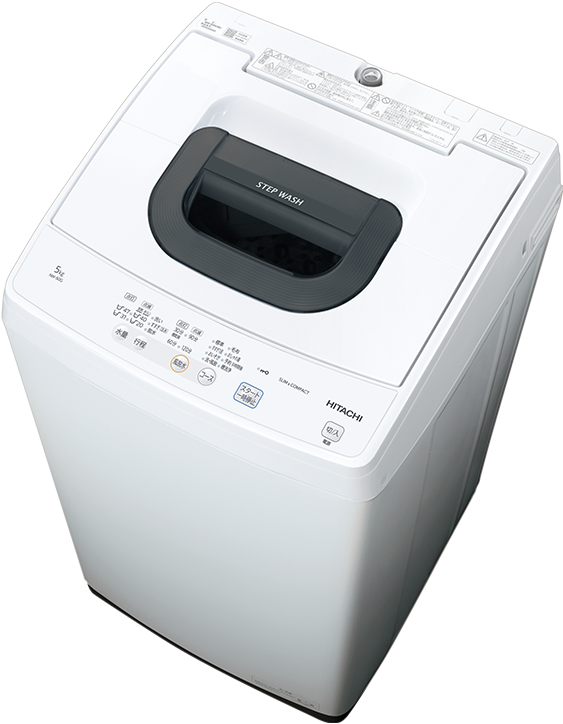 全自動洗濯機 NW-50G ： 洗濯機・衣類乾燥機 ： 日立の家電品