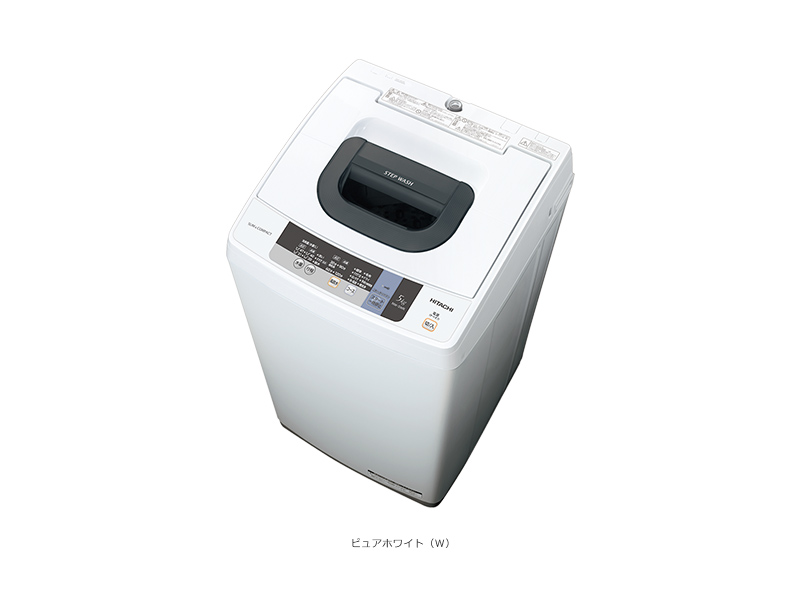 全自動洗濯機 NW-5WR ： 洗濯機・衣類乾燥機 ： 日立の家電品